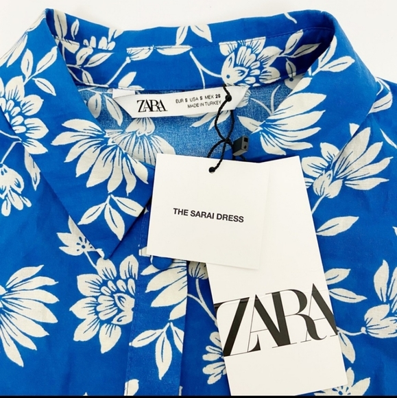 📍SOLD📍ZARA poplin midi shirt dress - Picture 8 of 11